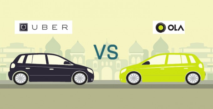 Uber Vs Ola Cabs - Who Wins the Race ?